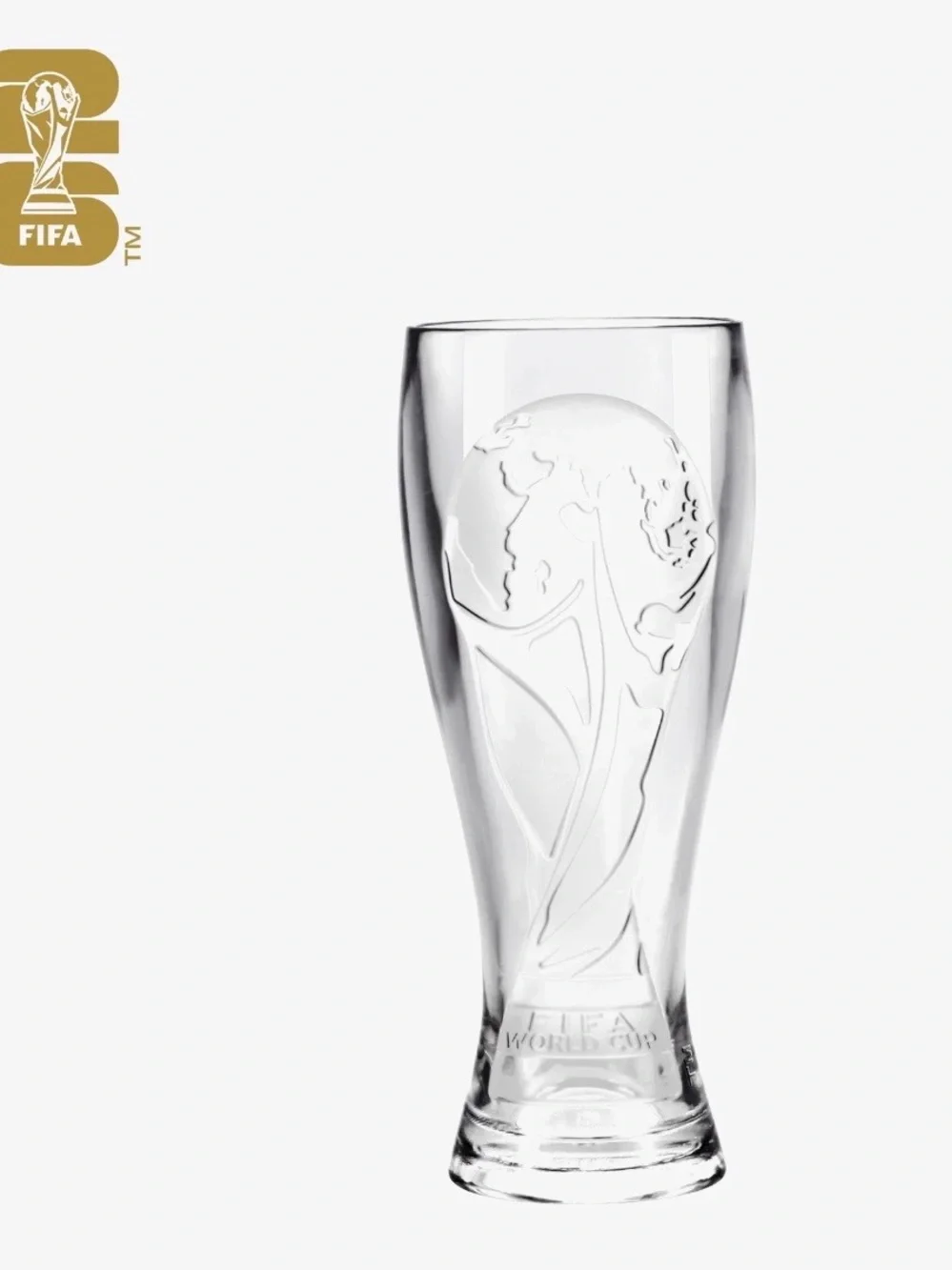 FIFA World Cup Embossed Glass Pilsner
